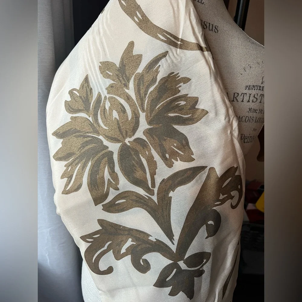 NWT Metallic Shower Curtain